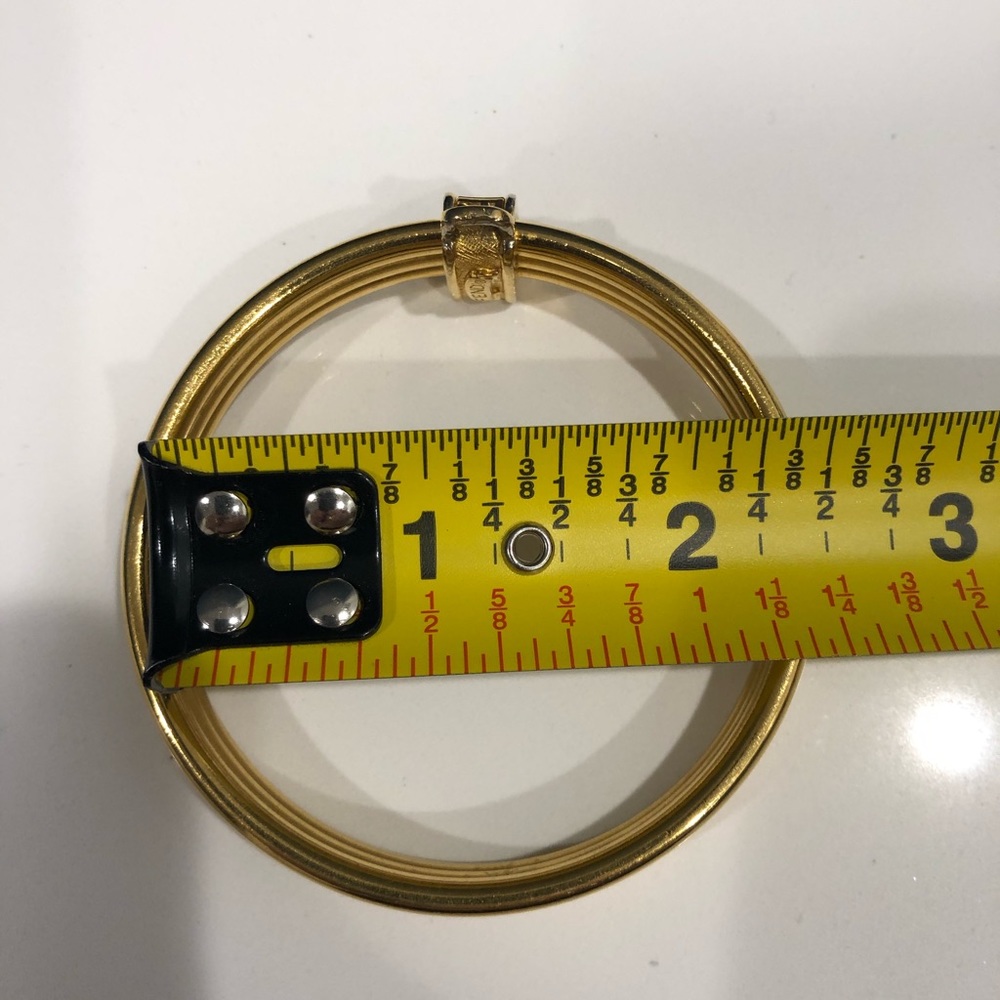 Fendi Gold Multi-Band Logo Bracelet - Picture 4 of 6